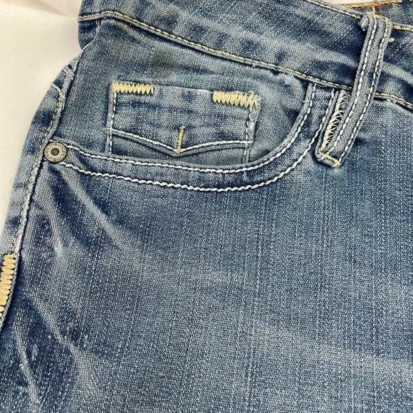 Ross Thomson Denim Jeans Blue Faded Distressed Straight NWT Men's 40 W x 29* - Picture 5 of 12